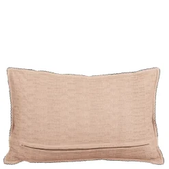 Sierkussen ruit licht roze - l55xb35xh10cm