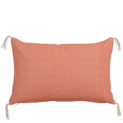 Sierkussen ruit roze - l55xb35xh10cm