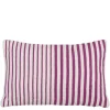 Sierkussen streep fuchsia - l55xb35xh10cm