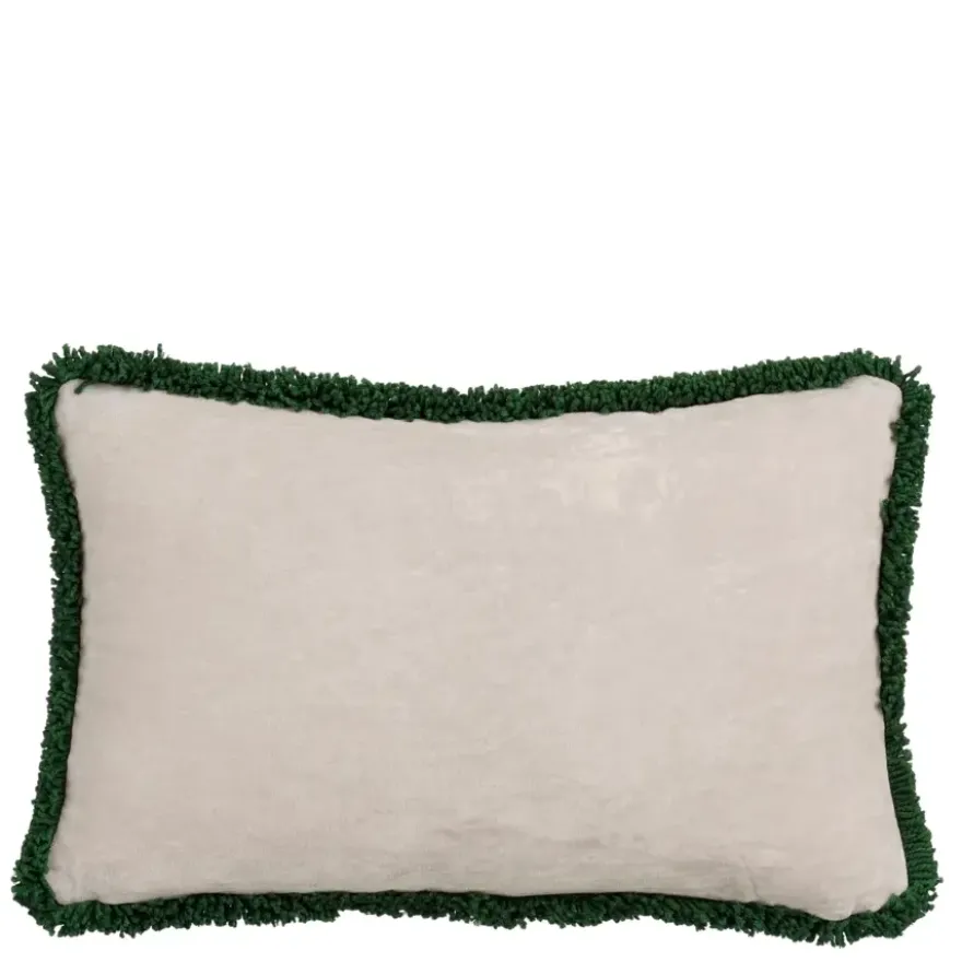 Sierkussen tufted crème - l55xb35xh10cm