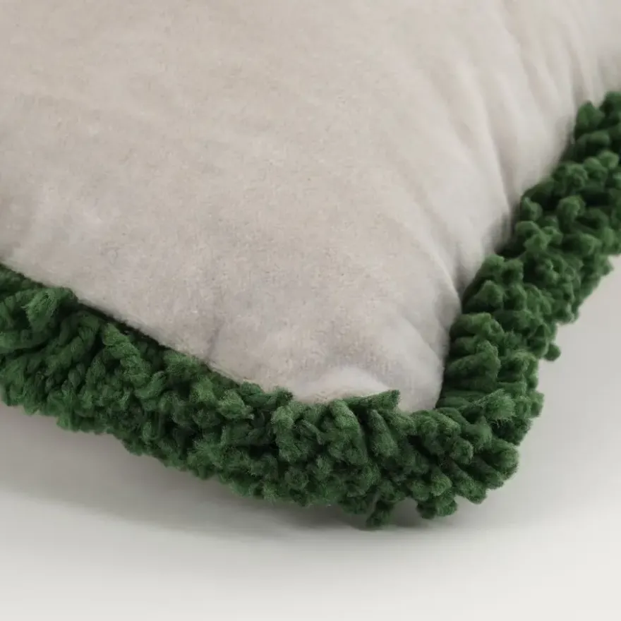 Sierkussen tufted crème - l55xb35xh10cm