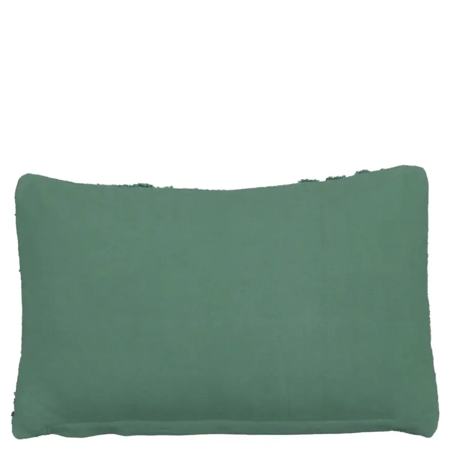 Sierkussen tufted groen - l55xb35xh10cm