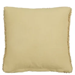 Sierkussen wol licht bruin - l45xb45xh10cm