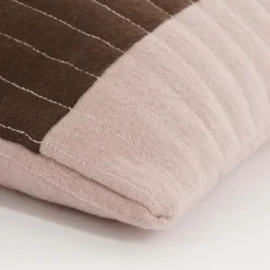 Sierkussen zwart patchwork - l45xb45xh10cm