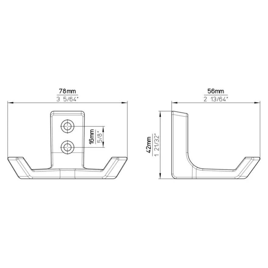 Siro jashaak dubbel Mariel RVS look aluminium