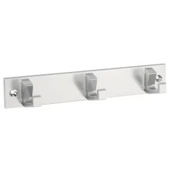 Siro kapstok 3 haken Kristel aluminium 210 mm