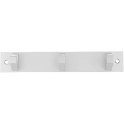 Siro kapstok 3 haken Kristel aluminium 210 mm
