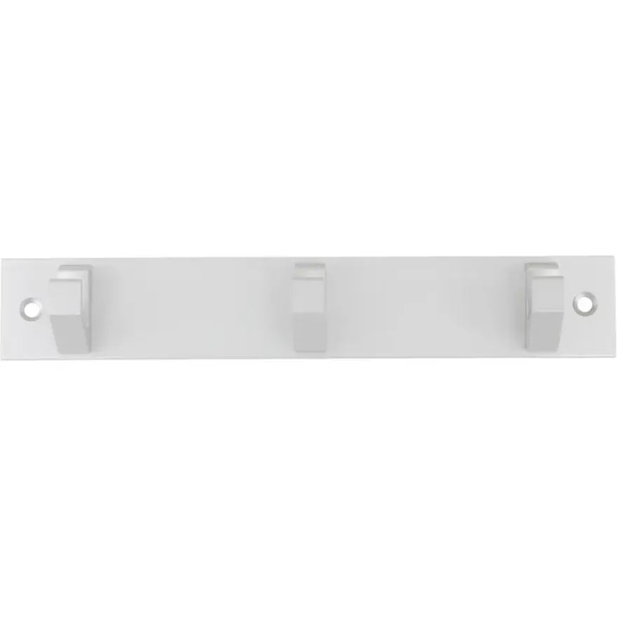Siro kapstok 3 haken Kristel aluminium 210 mm