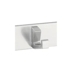 Siro kapstok 3 haken Kristel aluminium 210 mm