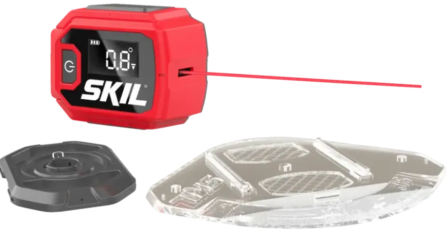 SKIL digitale waterpas en lijnlaser 4,5m 1900AA incl. muurhouder en hoekhulpstuk