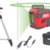 SKIL kruislijnlaser / rotatielaser 360° groen 30m 1961DA Li-ion – incl. USB oplaadkabel en statief