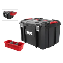 SKIL Middelgrote stapelbare gereedschapskoffer met universele insert