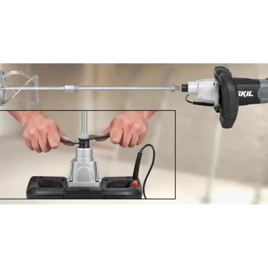SKIL beton- & verfmenger (mixer) 1016AA 1200W inclusief universele mengstaaf