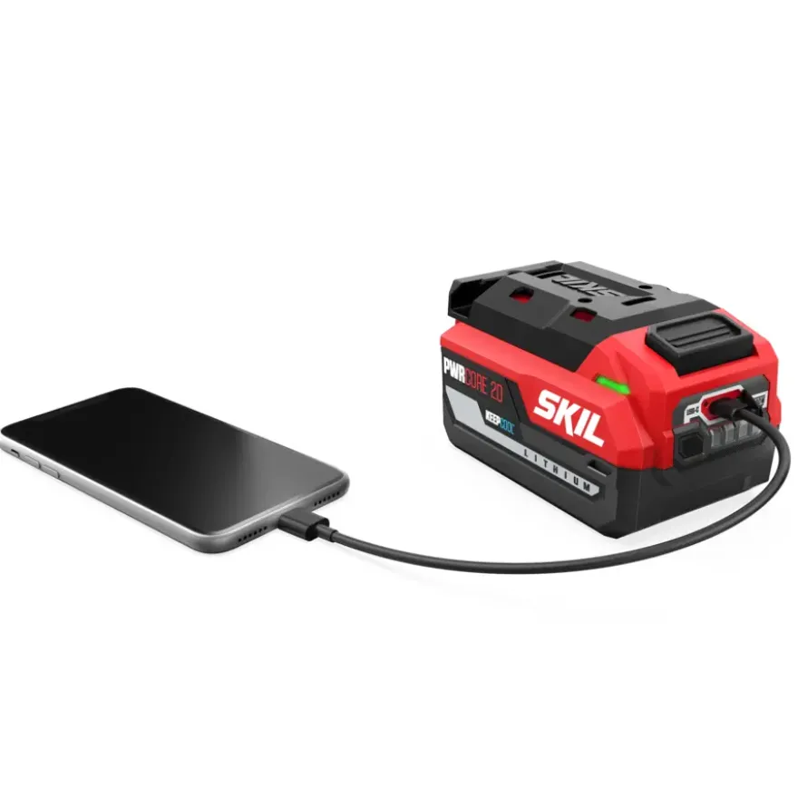 SKIL 20V accu 4.0Ah met USB-C aansluiting (2-zijdig) 3144AA
