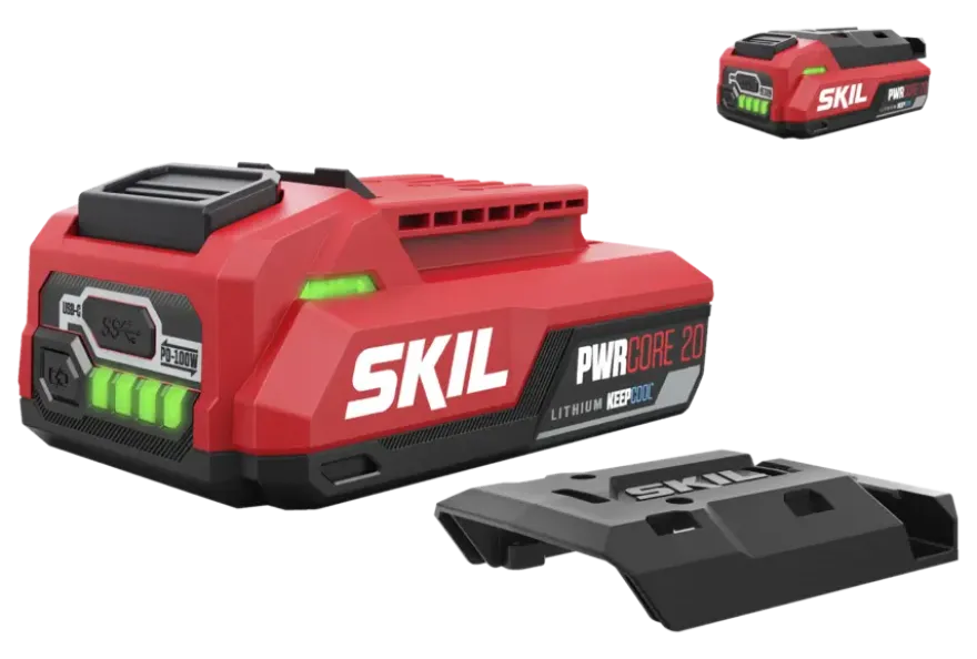 SKIL 20V accu 2.0Ah met USB-C aansluiting (2-zijdig) 3142AA