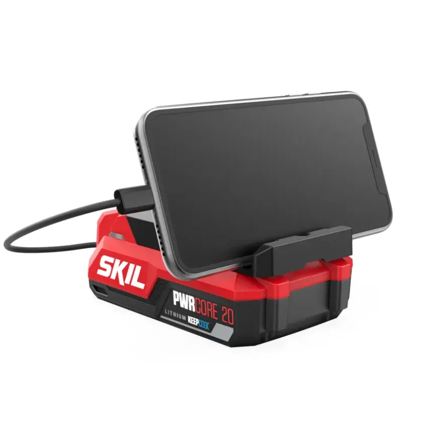 SKIL 20V accu 2.0Ah met USB-C aansluiting (2-zijdig) 3142AA