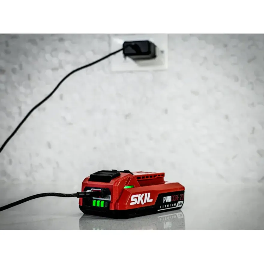 SKIL 20V accu 2.0Ah met USB-C aansluiting (2-zijdig) 3142AA