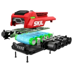 SKIL 20V accu 2.0Ah met USB-C aansluiting (2-zijdig) 3142AA
