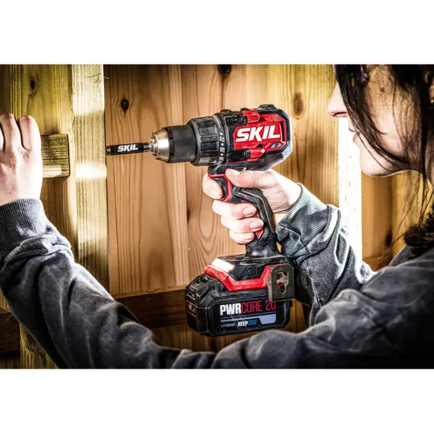 Skil 20V accuboormachine brushless (120Nm)3080HC Incl. 2 accu's 2Ah + lader en koffer