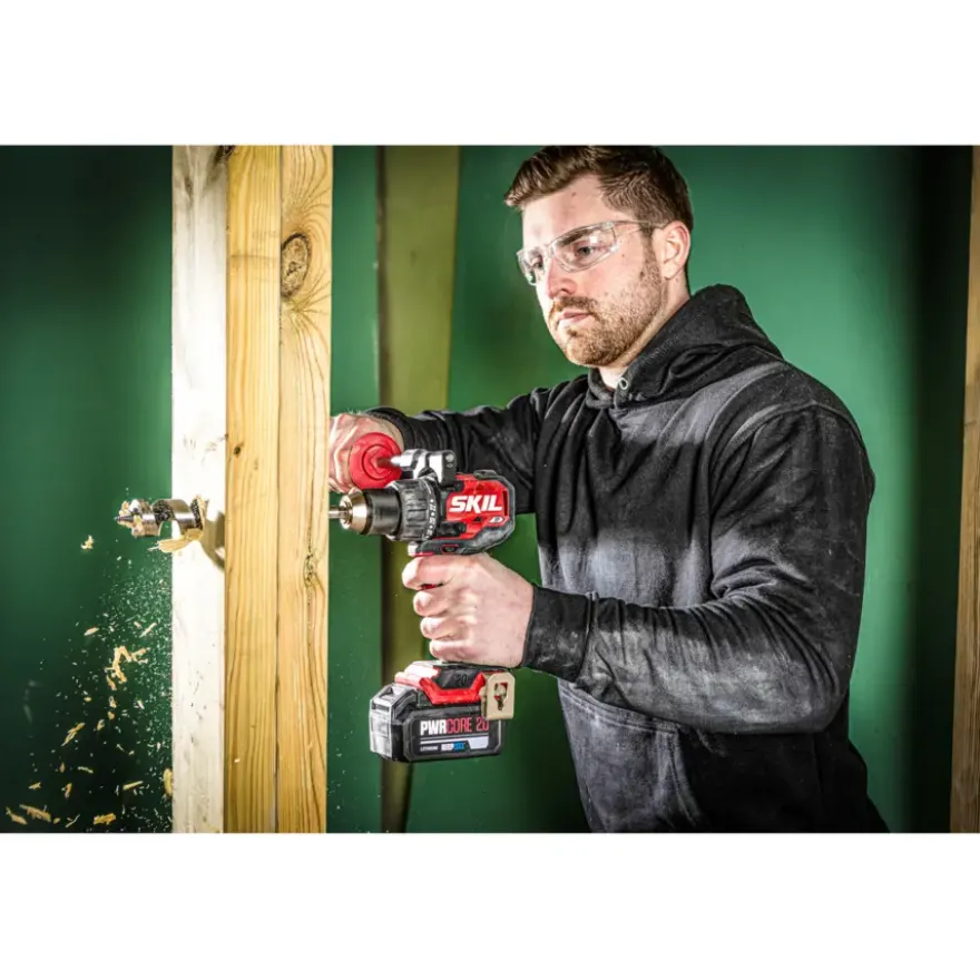 Skil 20V accuboormachine brushless (120Nm)3080HC Incl. 2 accu's 2Ah + lader en koffer