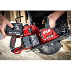 SKIL 20V cirkelzaag 3572EA XP brushless 66mm incl. 2x 4,0Ah accu + snellader