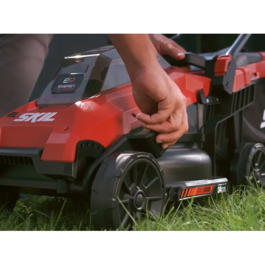 SKIL 20V grasmaaier 0130BA brushless 34cm + 2 accu's 2,0Ah + snellader