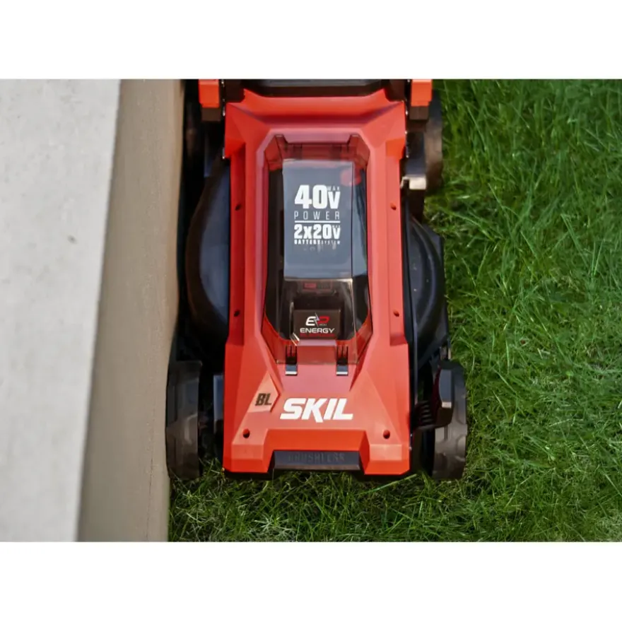 SKIL 20V grasmaaier 0130BA brushless 34cm + 2 accu's 2,0Ah + snellader