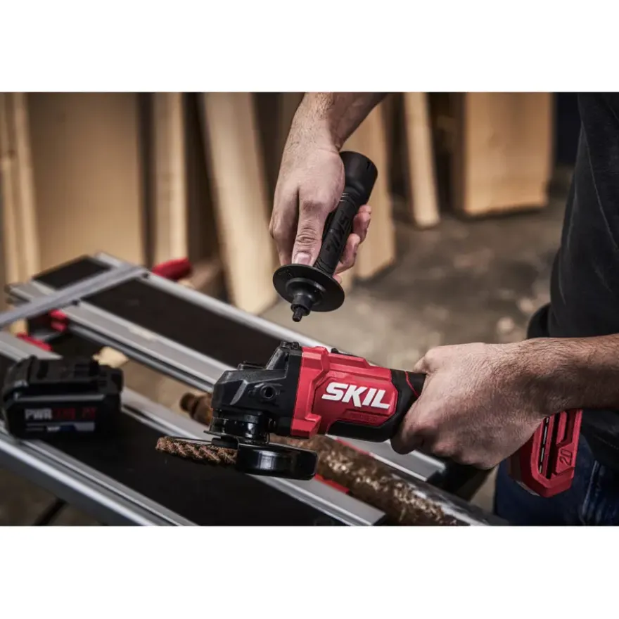 SKIL 20V haakse slijper / slijptol 3923CA brushless 125mm (zonder accu)