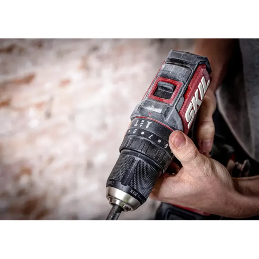 SKIL 20V klopboormachine 3075HC brushless (incl. 2 accu's 2,0Ah + snellader)