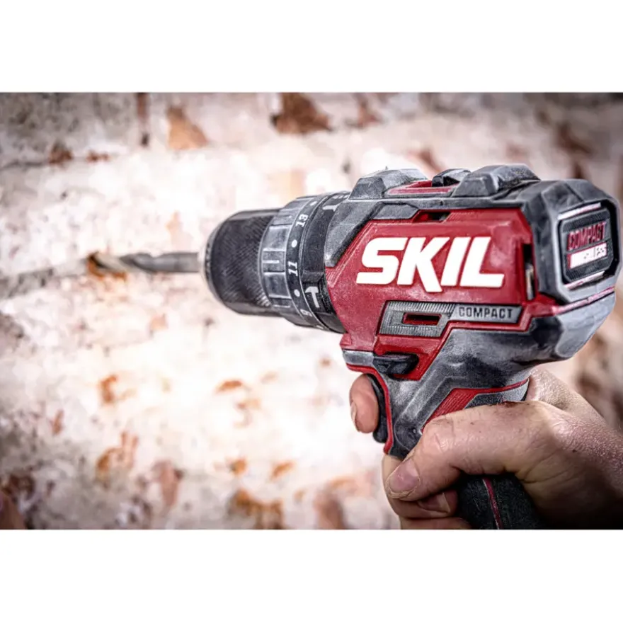 SKIL 20V klopboormachine 3075HC brushless (incl. 2 accu's 2,0Ah + snellader)