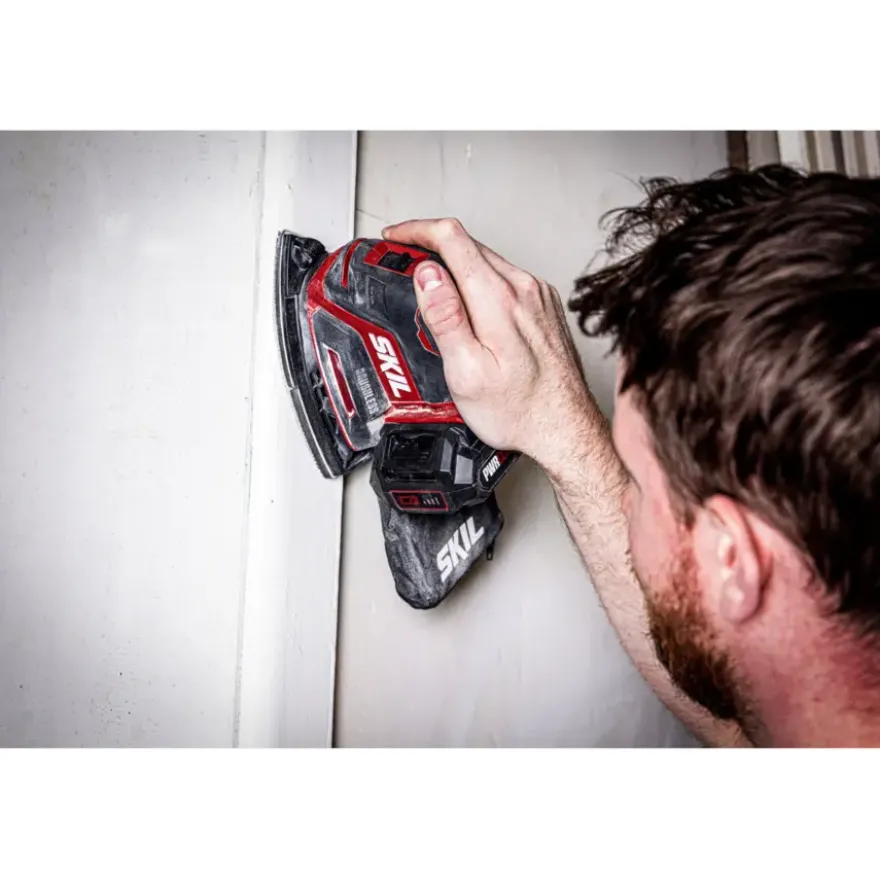 SKIL 20V multischuurmachine Compact Brushless 3720CD incl. 24 schuurbladen en 3 schuurhulpstukken (zonder accu)
