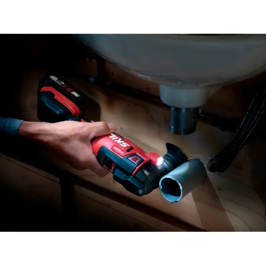 SKIL 20V multitool 3650GA brushless incl. 2,0Ah USB accu + snellader en accessoires