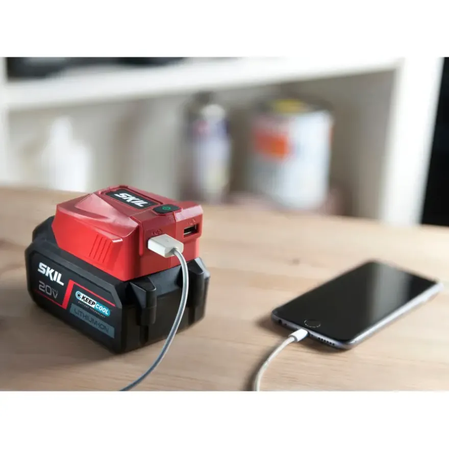 SKIL 20V USB adapter 3152CA (zonder accu)