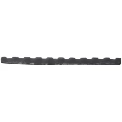 Slijtstrip kunststof antraciet zelfklevend 2,5x40mm 260cm