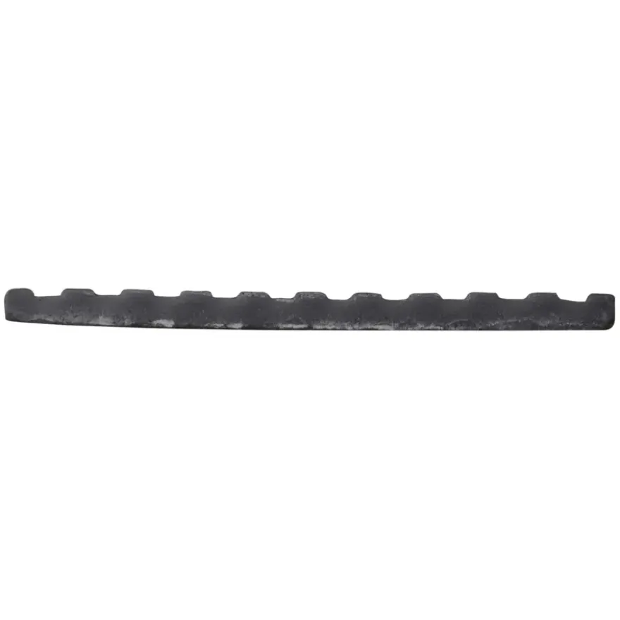 Slijtstrip kunststof antraciet zelfklevend 2,5x40mm 260cm