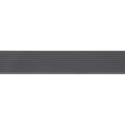 Slijtstrip kunststof antraciet zelfklevend 2,5x40mm 260cm