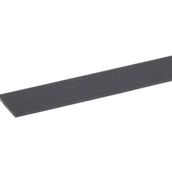 Slijtstrip kunststof antraciet zelfklevend 2,5x40mm 260cm