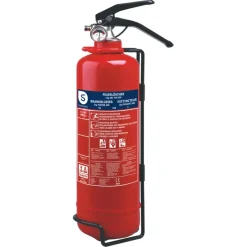 Smartwares Brandblusser BB1 Poeder 1 kg Brandklasse ABC Inclusief Ophangbeugel