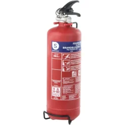 Smartwares Brandblusser BB2 Poeder 2 kg Brandklasse ABC Inclusief Ophangbeugel