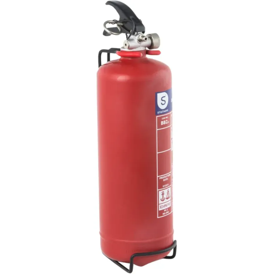 Smartwares Brandblusser BB2 Poeder 2 kg Brandklasse ABC Inclusief Ophangbeugel
