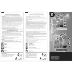 Smartwares Brandblusser BB2 Poeder 2 kg Brandklasse ABC Inclusief Ophangbeugel
