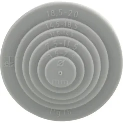 Snijnippel PG16 grijs tbv kabeldoos 20mm (10 stuks)