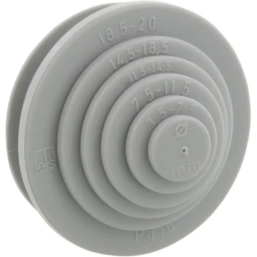 Snijnippel PG16 grijs tbv kabeldoos 20mm (10 stuks)