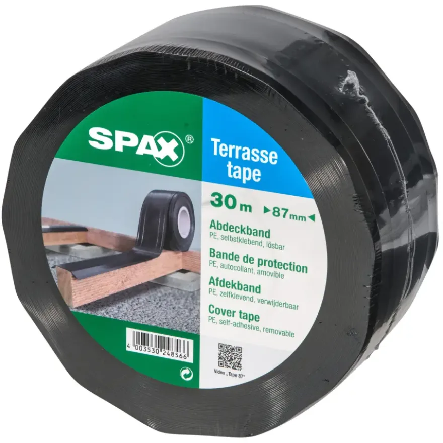 Spax afdekband terras 30 m x 87 mm