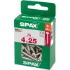 Spax schroef bolkop wirox 4x25 mm 75 stuks