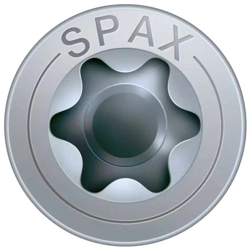 Spax schroef T-Star Plus geel 5x80 mm 150 stuks