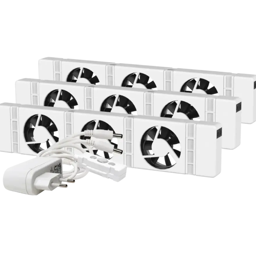 SpeedComfort radiator ventilator trio set
