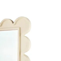 Spiegel beige met randjes