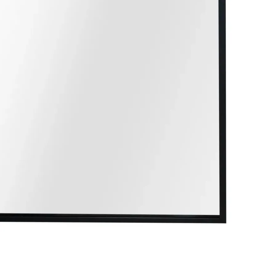 Spiegel Berlin alu zwart 180x80 cm