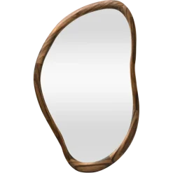 Spiegel bruin organisch 90x60 cm